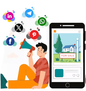 Immobili sui social network